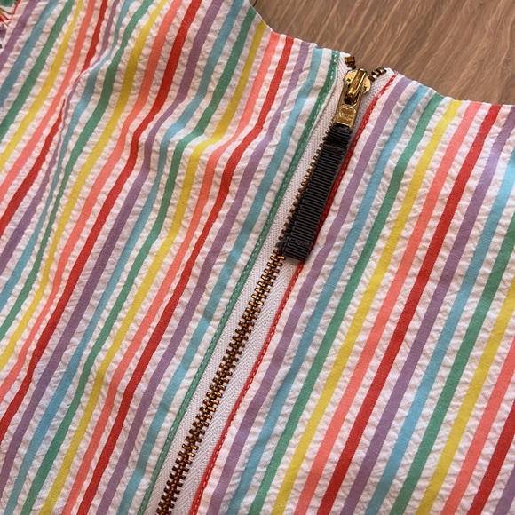 Adorable Crewcuts Rainbow Seersucker Dress - Picture 4 of 6